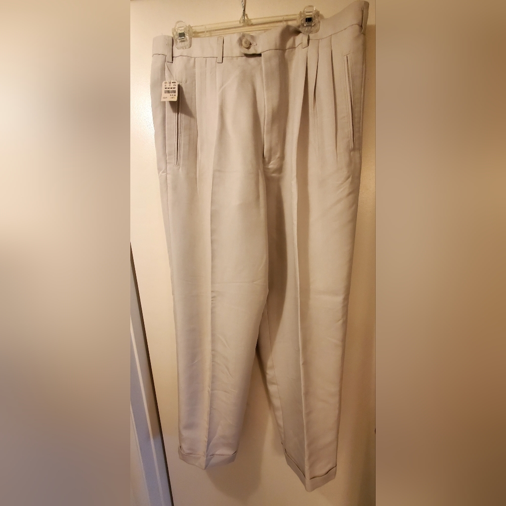 Bachrach Men Dress Pants 35X30 New